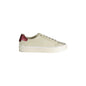 CALVIN KLEIN Scarpe Sneakers Donna Beige con Stampa e Dettagli a Contrasto - foto prodotto