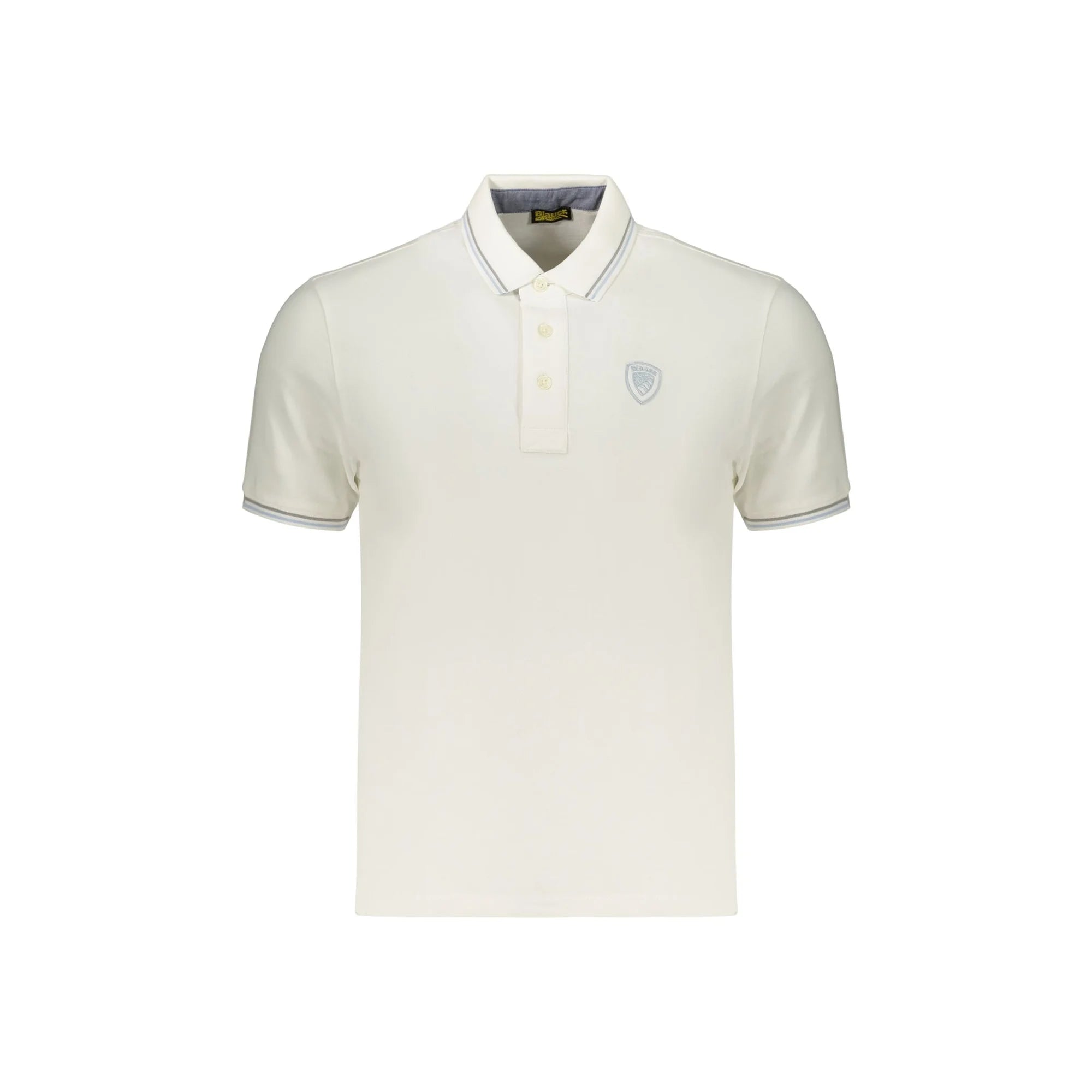 BLAUER APPAREL POLO MANICHE CORTE UOMO BIANCO