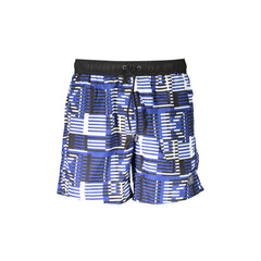 Karl Lagerfeld Beachwear Pánske Plavky Modré s Logom