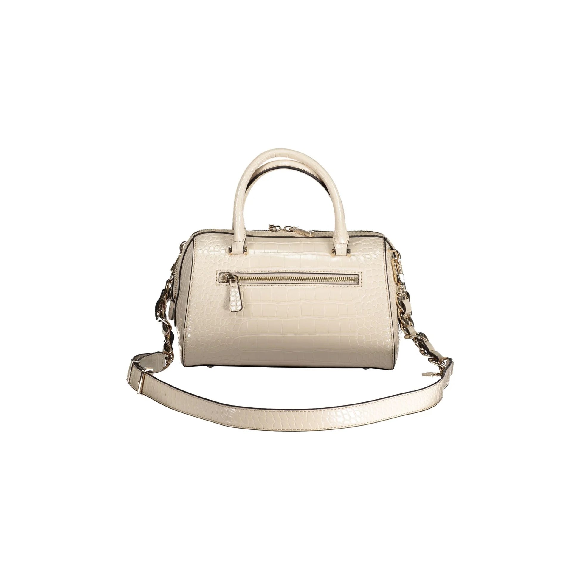 Guess Jeans Borsa Donna Nelka Beige con Doppi Manici e Tracolla Borse - vista 2