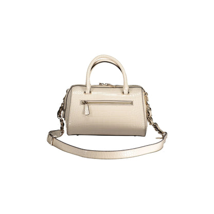 Guess Jeans Borsa Donna Nelka Beige con Doppi Manici e Tracolla Borse - vista 2