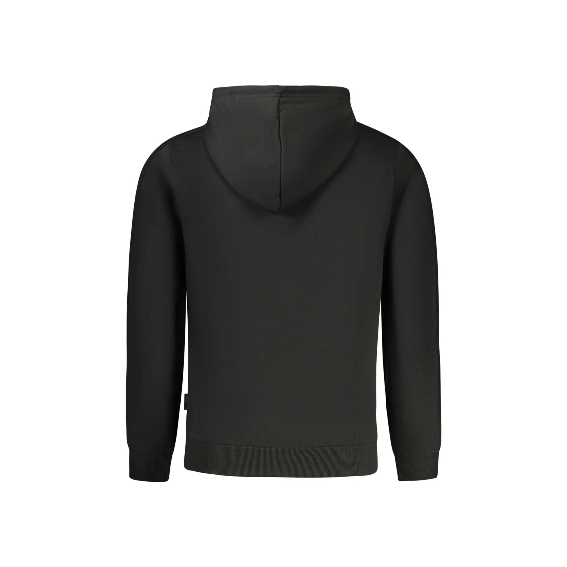 U.S. Grand Felpa Uomo Nera Zip Cappuccio Felpata Logo Felpe nero - vista 2