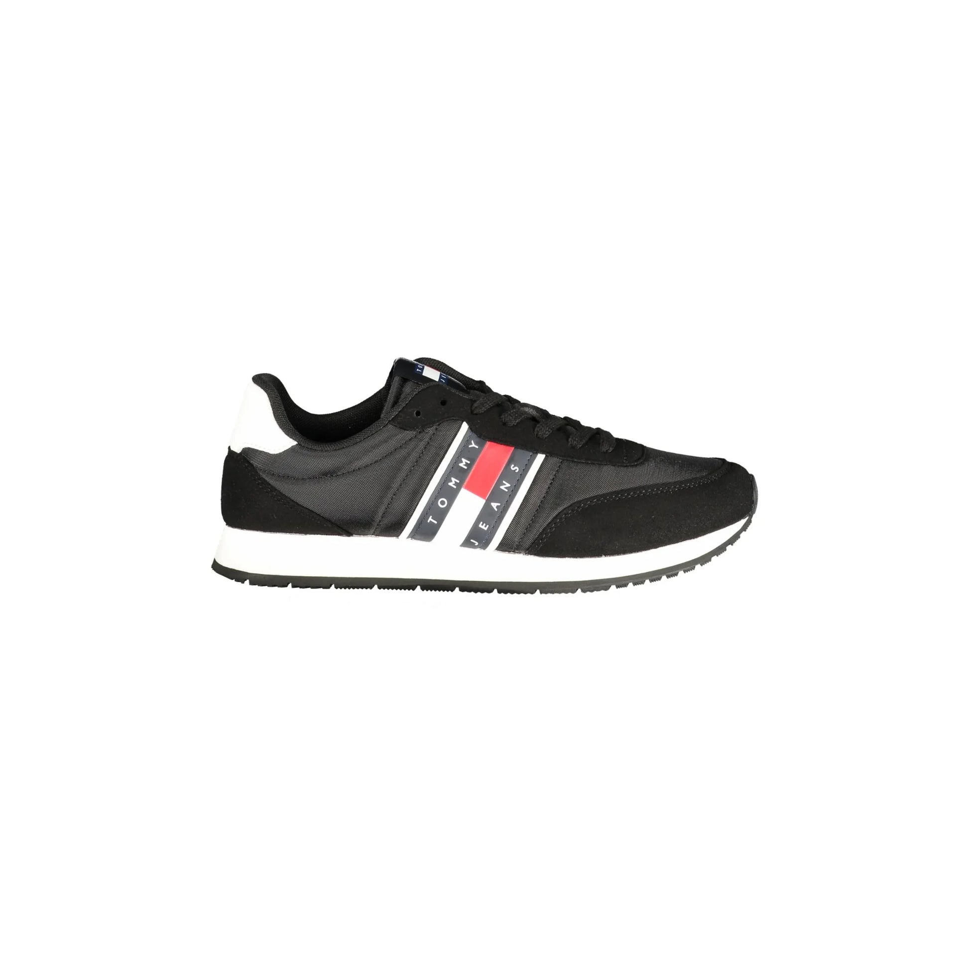 Tommy Hilfiger Sneakers Uomo Nere Stampa Logo Nero - foto prodotto