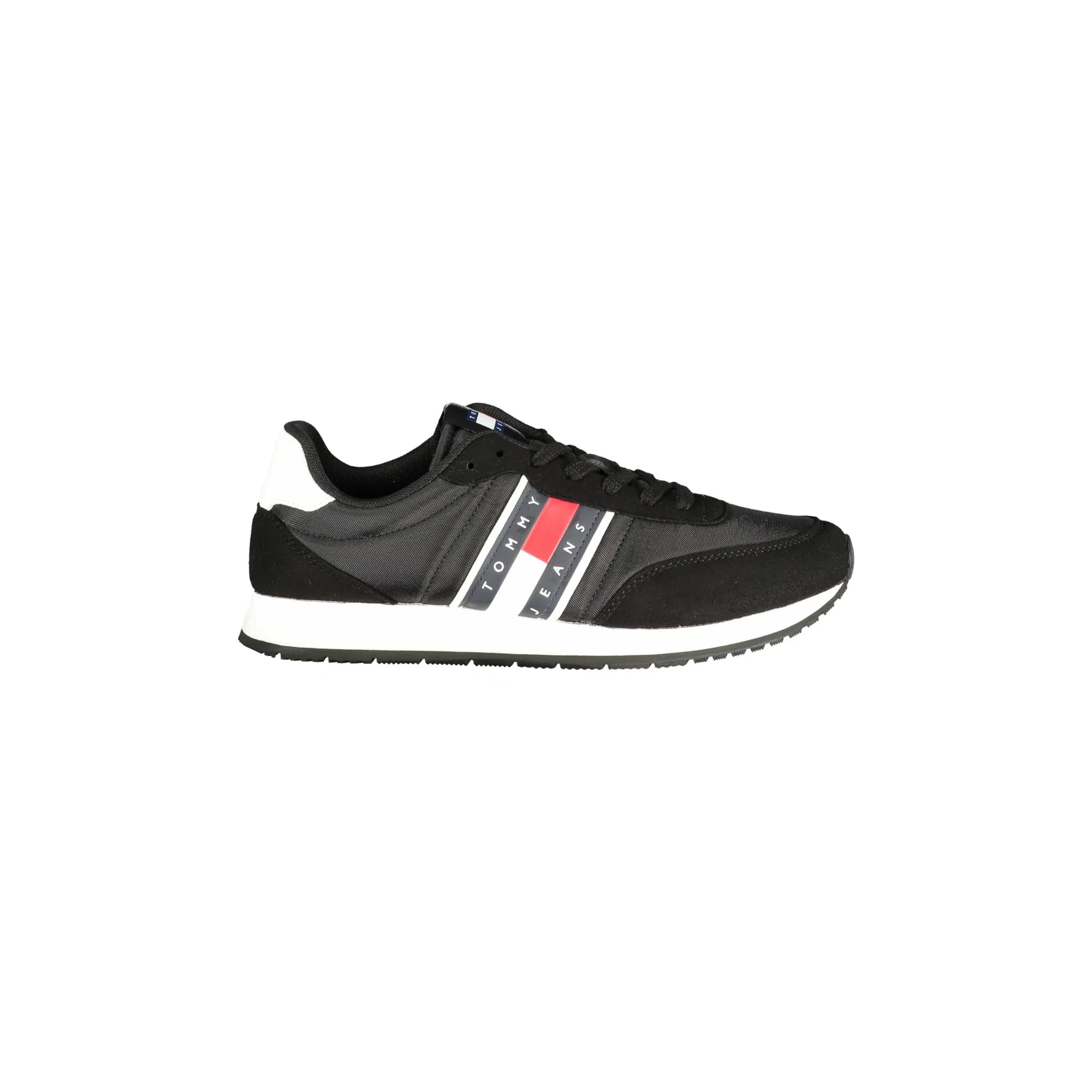 Tommy Hilfiger Sneakers Uomo Nere Stampa Logo Nero - foto prodotto