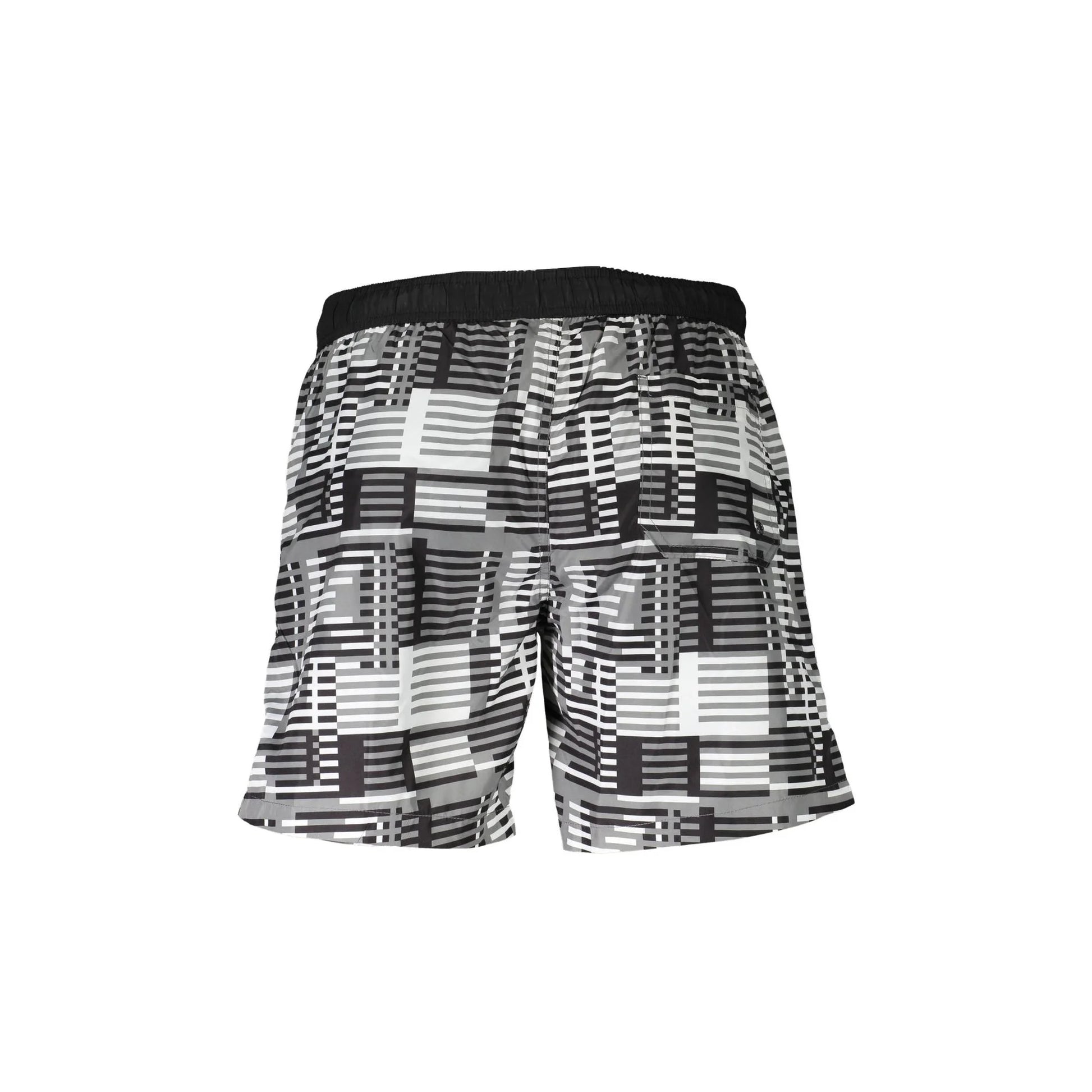 Karl Lagerfeld Beachwear Costume da Mare Uomo Nero Logo - vista 2