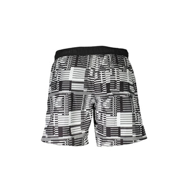 Karl Lagerfeld Beachwear Costume da Mare Uomo Nero Logo - vista 2