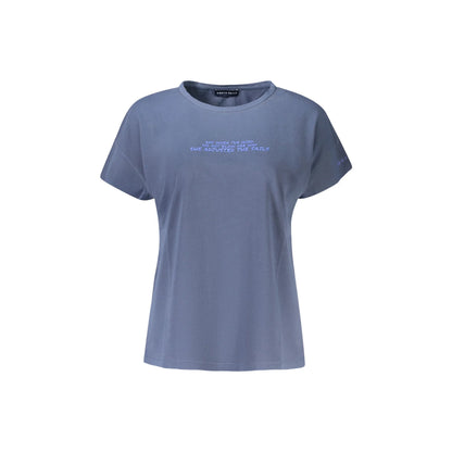 North Sails T-Shirt Maniche Corte Donna Blu Stampa in Rilievo - foto prodotto