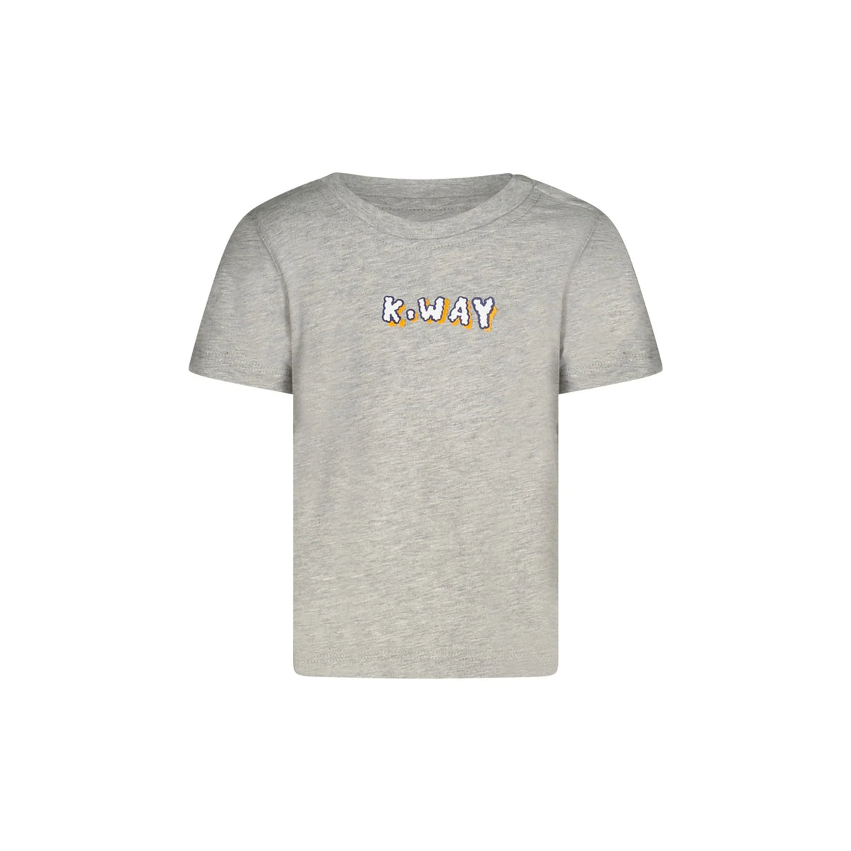 K-WAY T-SHIRT MANICHE CORTE BAMBINO GRIGIO