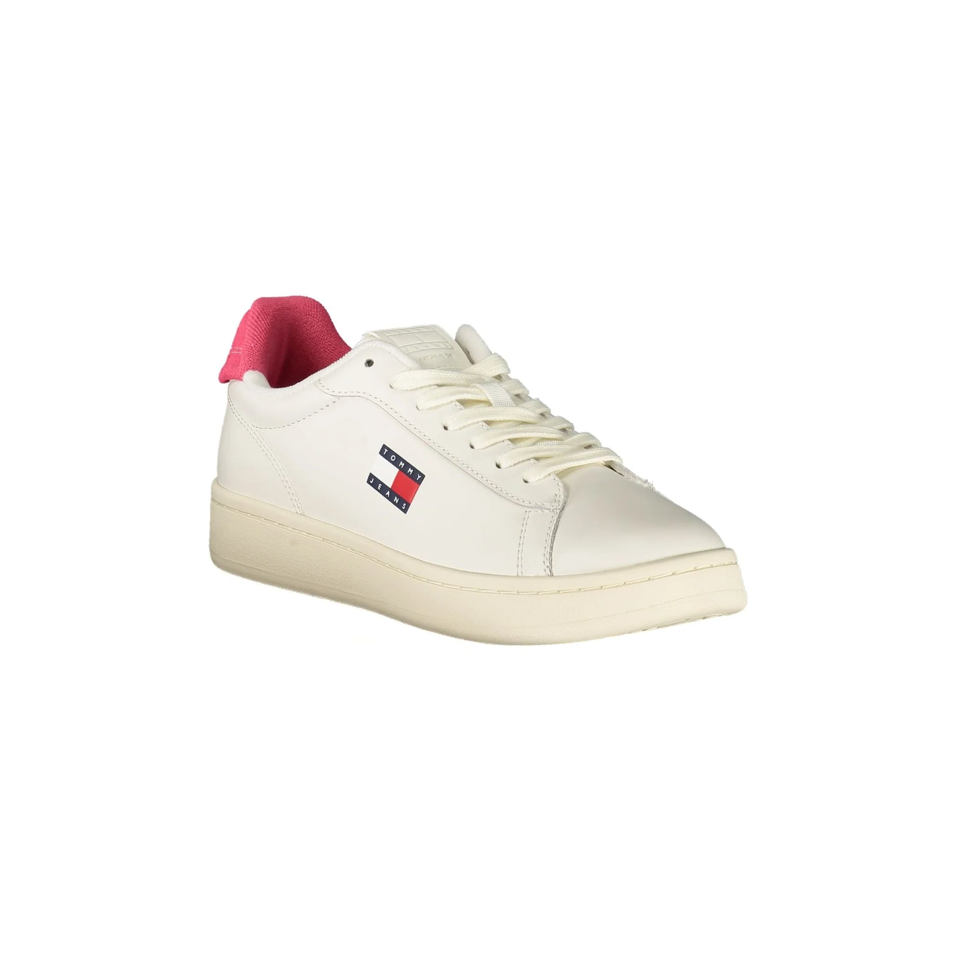TOMMY HILFIGER Sneakers Donna Bianche con Dettagli Fuxia bianco - vista 2