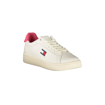 TOMMY HILFIGER Sneakers Donna Bianche con Dettagli Fuxia bianco - vista 2
