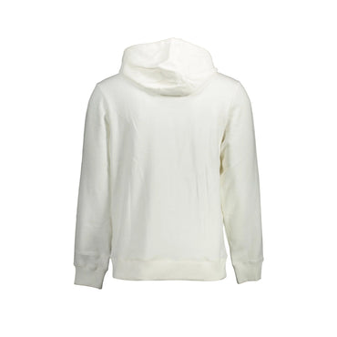 Guess Jeans Felpa Maniche Lunghe Uomo Bianca Stampa Logo Felpe bianco - vista 2