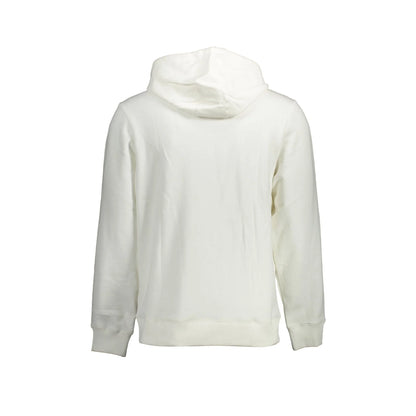 Guess Jeans Felpa Maniche Lunghe Uomo Bianca Stampa Logo Felpe bianco - vista 2