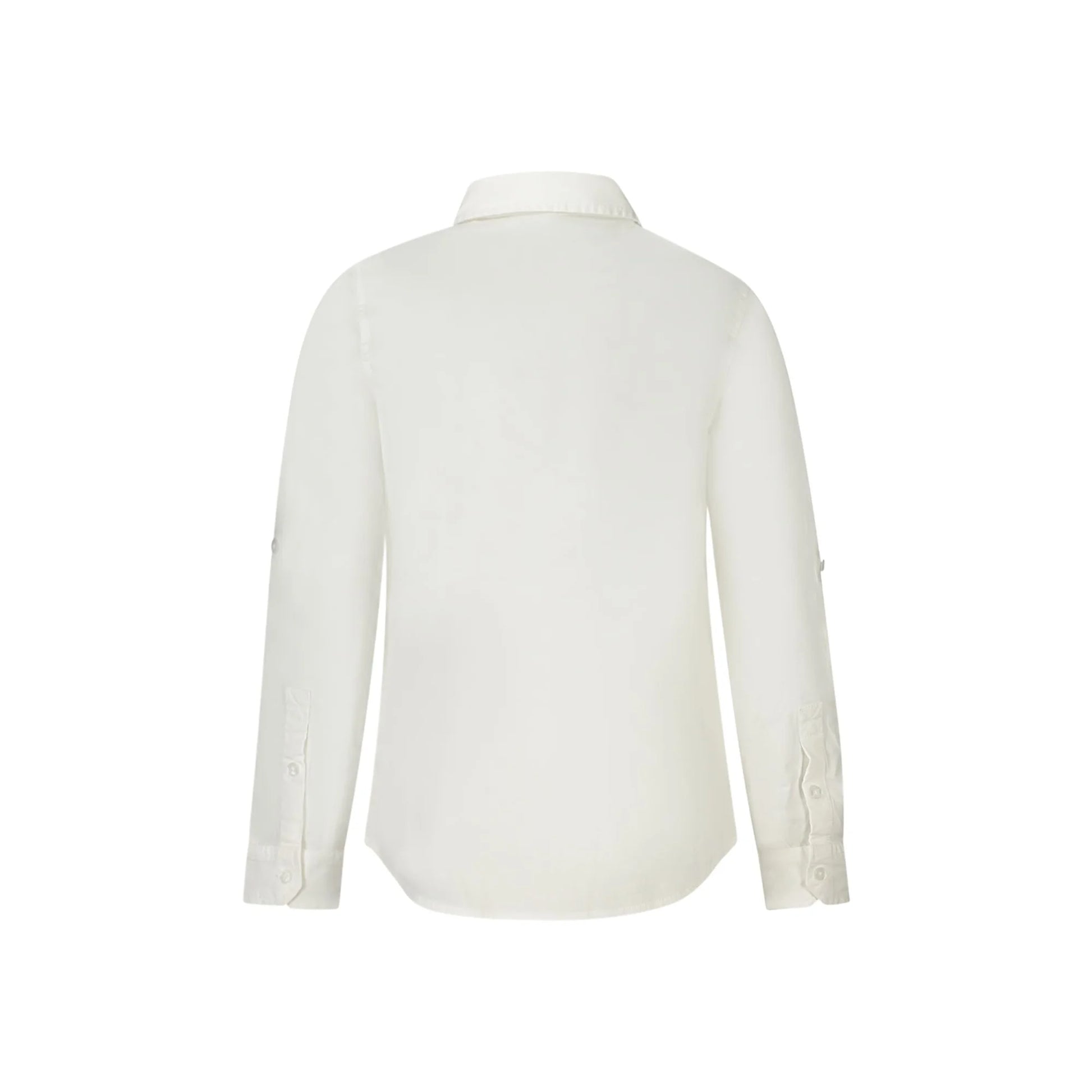 Guess Jeans Camicia Maniche Lunghe Bambino Bianca Ricamo Camicie bianco - vista 2