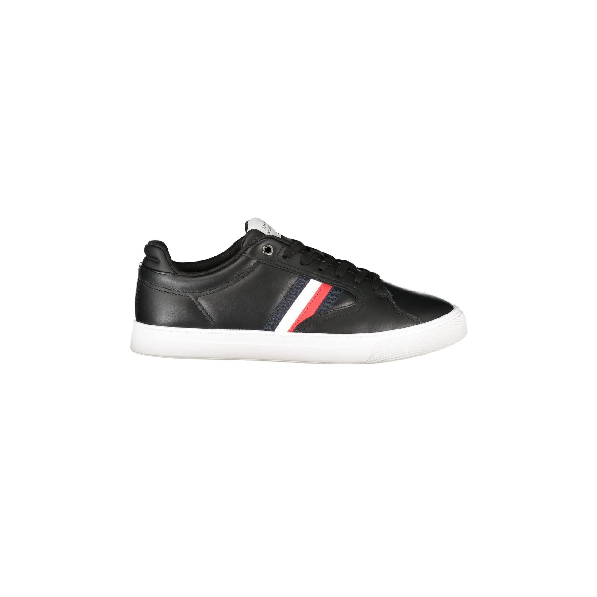 TOMMY HILFIGER Sneakers Uomo Nere con Lacci e Dettagli a Contrasto Nero - foto prodotto