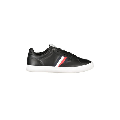 TOMMY HILFIGER Sneakers Uomo Nere con Lacci e Dettagli a Contrasto Nero - foto prodotto