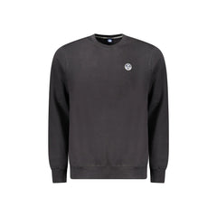 North Sails Felpa Uomo Nera Girocollo in Cotone