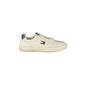 TOMMY HILFIGER Sneakers Uomo Bianche con Lacci e Dettagli Blu Bianco - foto prodotto