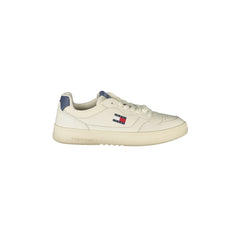 TOMMY HILFIGER Sneaker Herren Weiß mit Schnürsenkeln und blauen Details