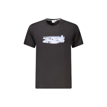 Pepe Jeans T-Shirt Maniche Corte Uomo Nera Stampa Logo Nero - foto prodotto