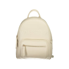 Valentino Bags Mochila Mujer Beige Tirantes Ajustables Logo