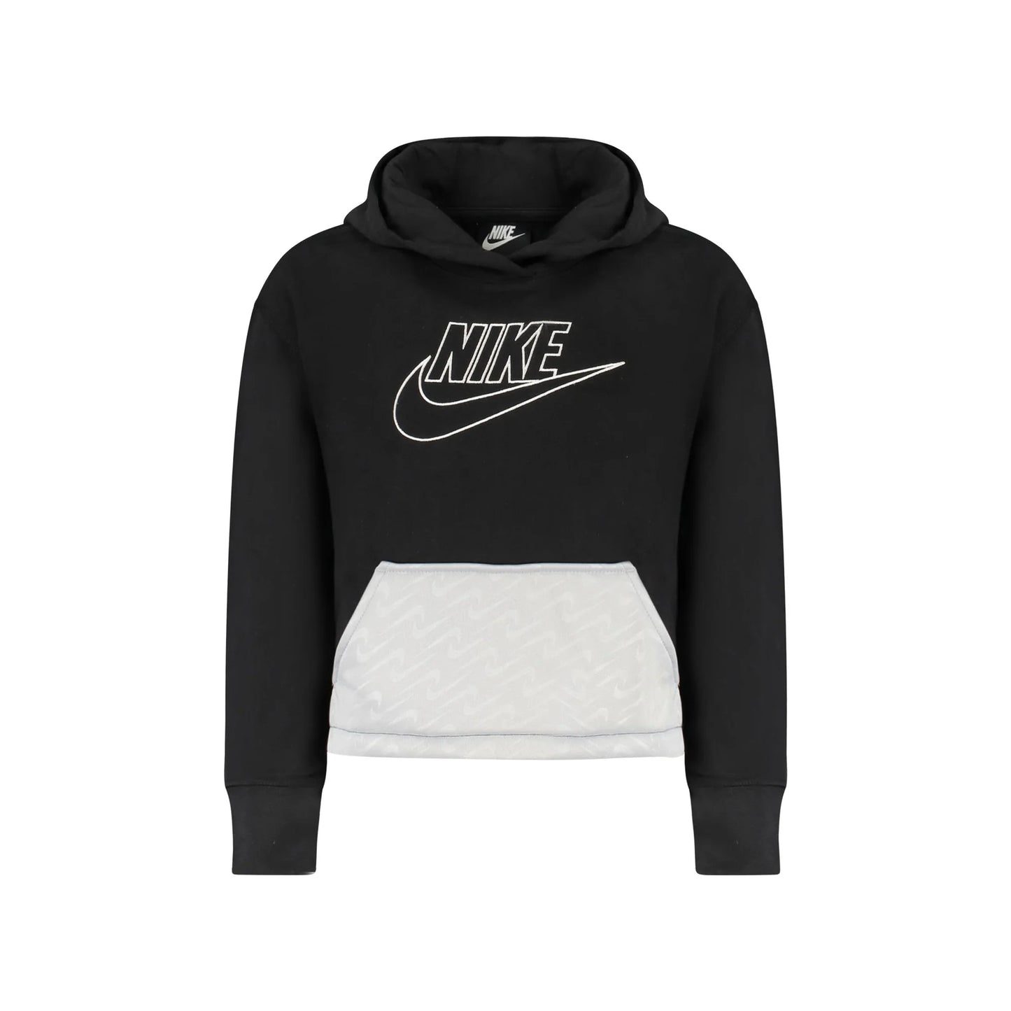 Nike Felpa Maniche Lunghe Unisex Nera Ricamo Felpe Nero - foto prodotto