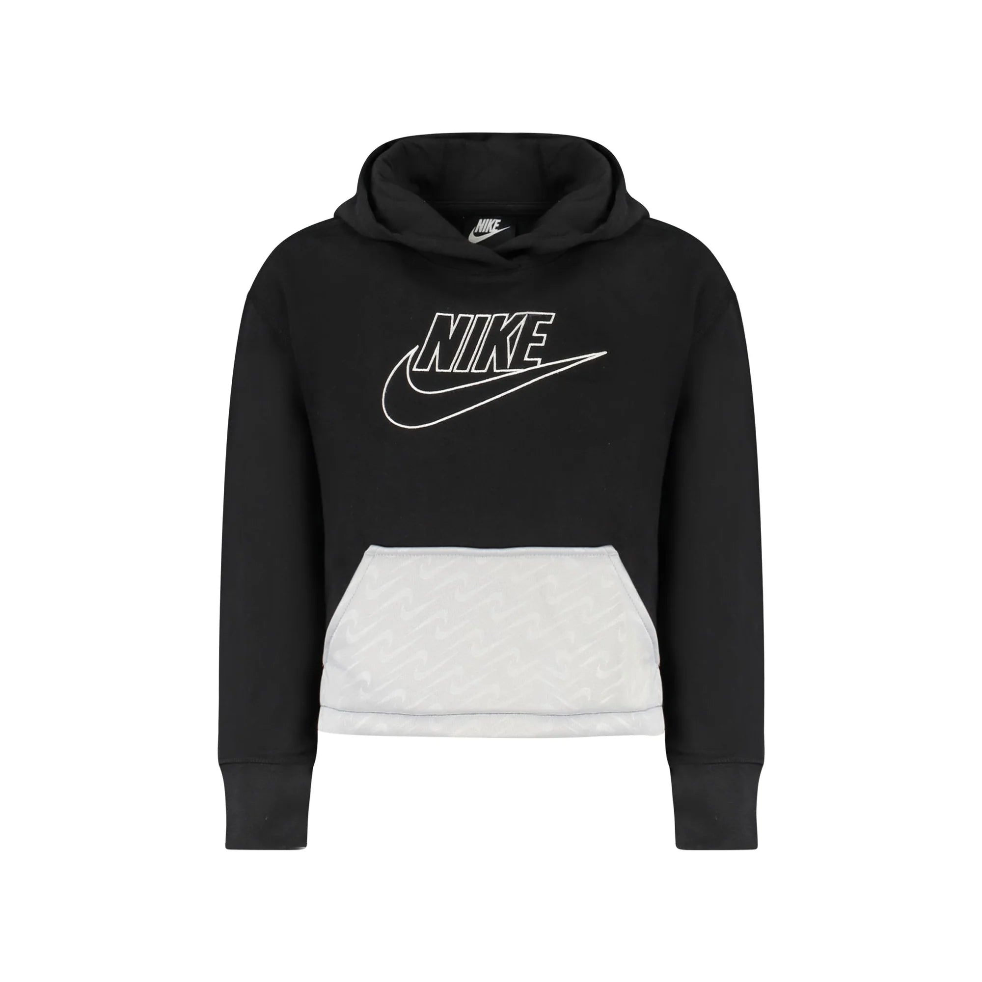 Nike Felpa Maniche Lunghe Unisex Nera Ricamo Felpe Nero - foto prodotto