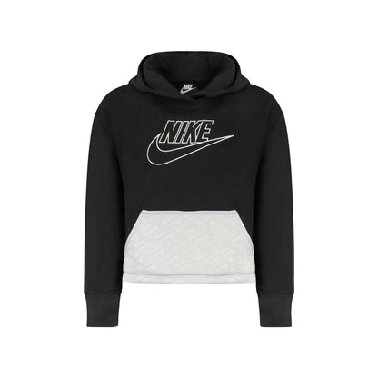 Nike Felpa Maniche Lunghe Unisex Nera Ricamo Felpe Nero - foto prodotto