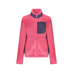 Norway 1963 Sweat Femme Rose avec Fermeture Éclair Peluche Application Logo