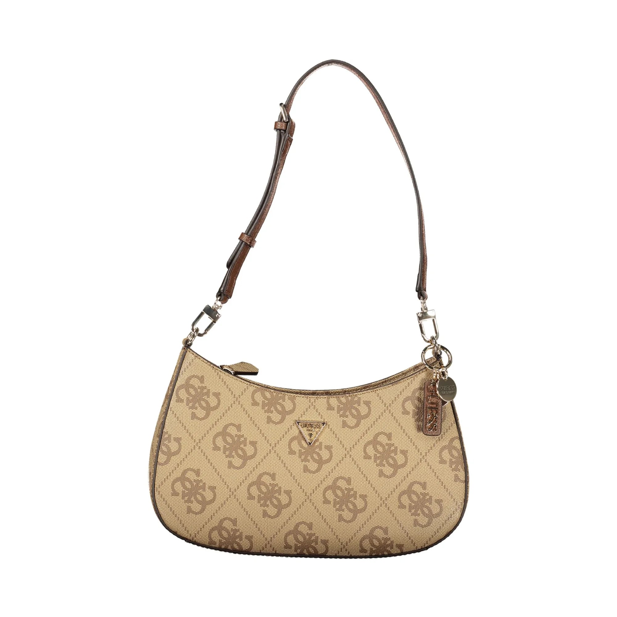 Guess Jeans Borsa a Tracolla Donna Marroni Stampa Logo Borse Marrone - foto prodotto
