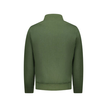 Norway 1963 Felpa Uomo Verde con Zip Felpata Applicazione Logo Felpe - vista 2