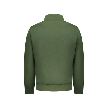 Norway 1963 Felpa Uomo Verde con Zip Felpata Applicazione Logo Felpe - vista 2