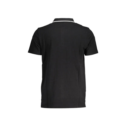 Fila Polo Maniche Corte Uomo Nera Logo nero - vista 2