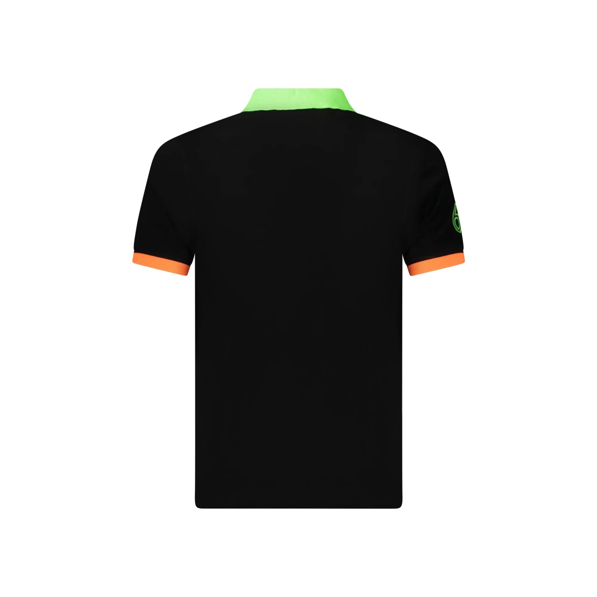 NORWAY 1963 POLO MANICHE CORTE UOMO NERO