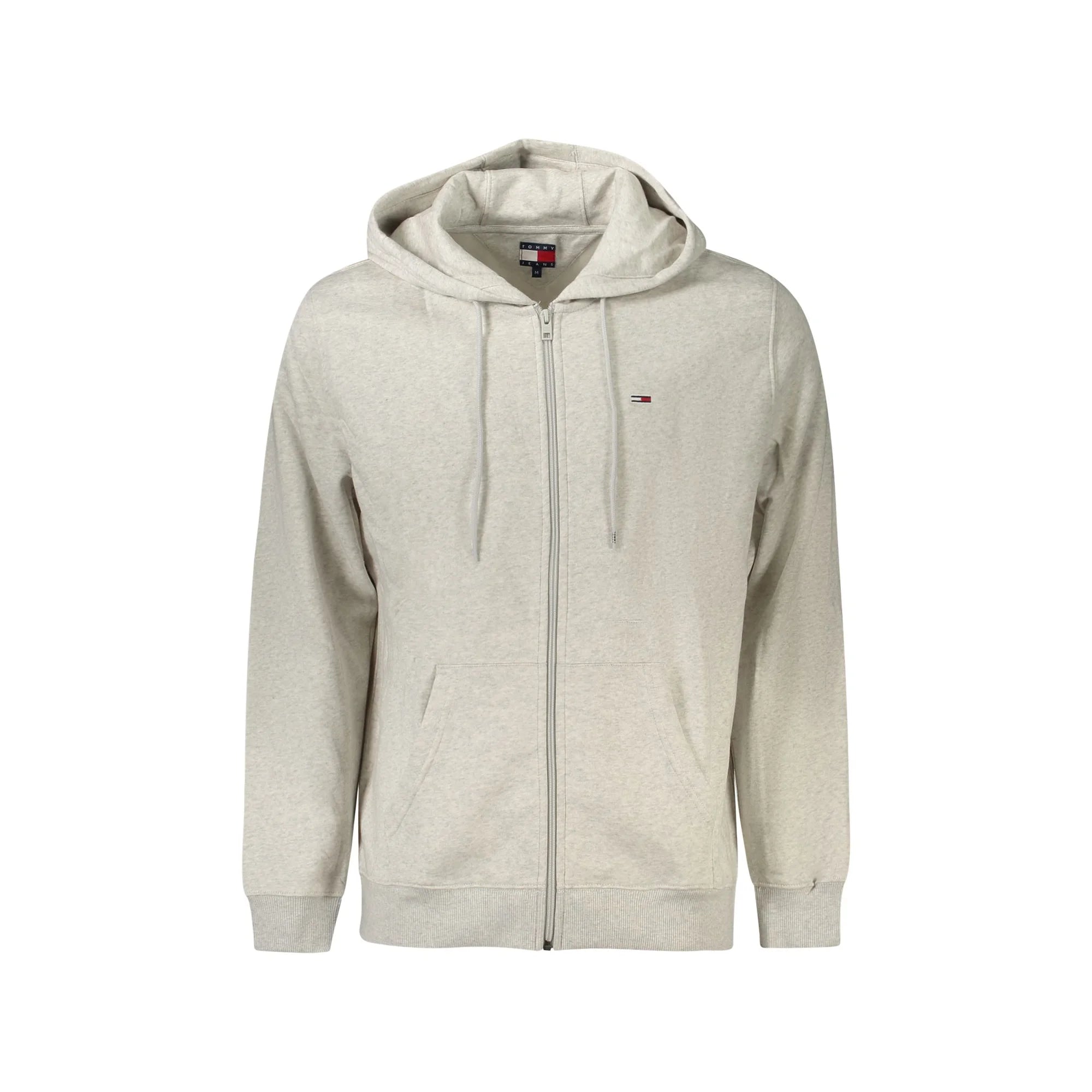 TOMMY HILFIGER FELPA CON ZIP UOMO GRIGIO