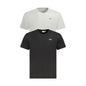 Fila T-Shirt Maniche Corte Uomo Nera Stampa Logo Nero - foto prodotto