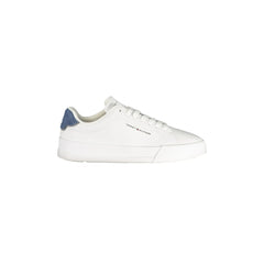 Tommy Hilfiger White Logo Print Sneakers for Men