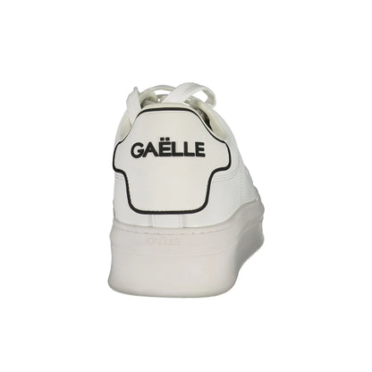 GAELLE PARIS Scarpe Sneakers Uomo Bianche con Dettagli a Contrasto bianco - vista 3