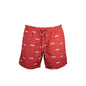 Karl Lagerfeld Beachwear Costume da Mare Uomo Rosso Stampa Logo - foto prodotto