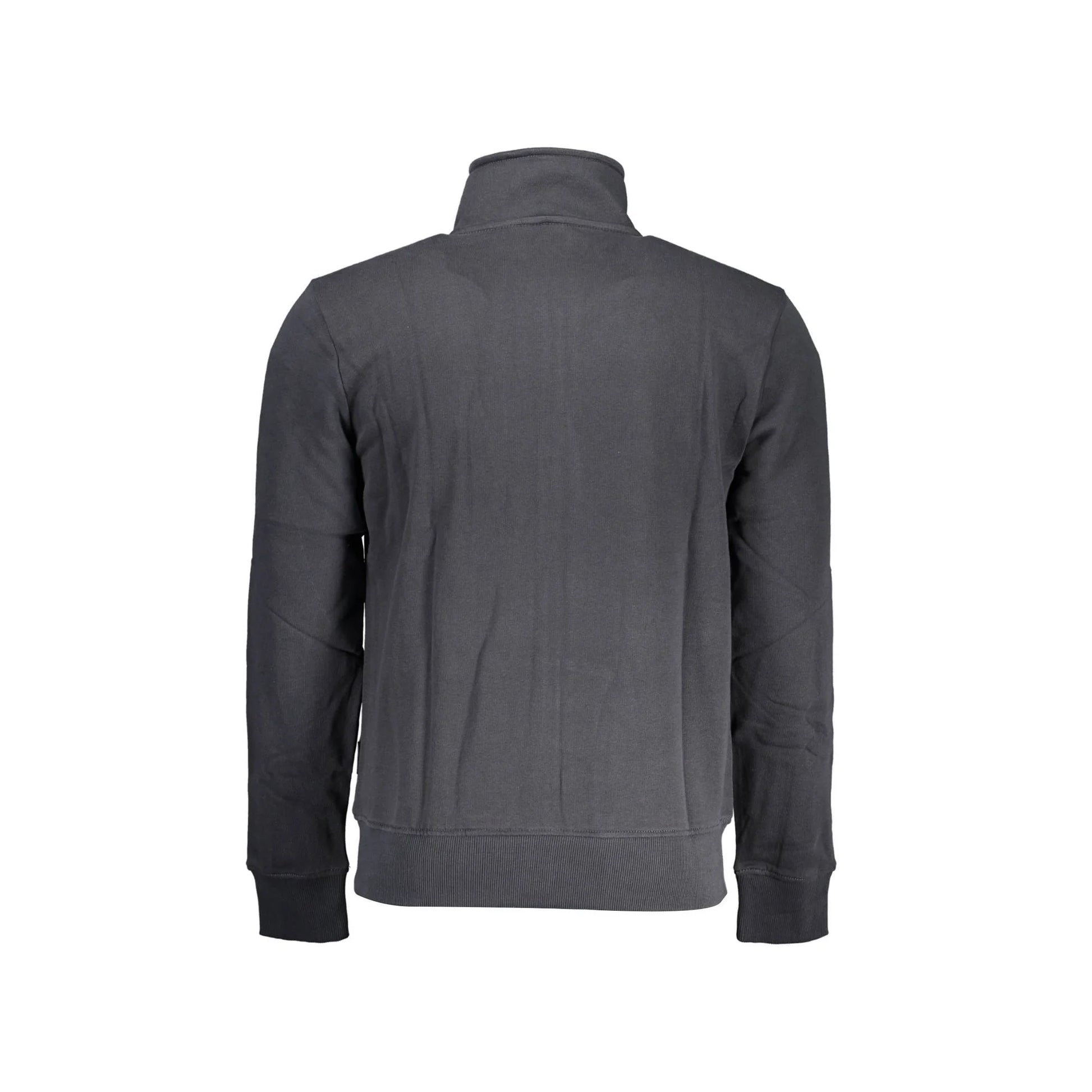 Napapijri Felpa Maniche Lunghe Uomo Nera Zip Ricamo Felpe nero - vista 2