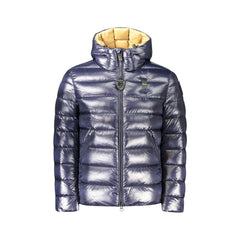 Blauer Giubbotto Maniche Lunghe Uomo Blu Logo