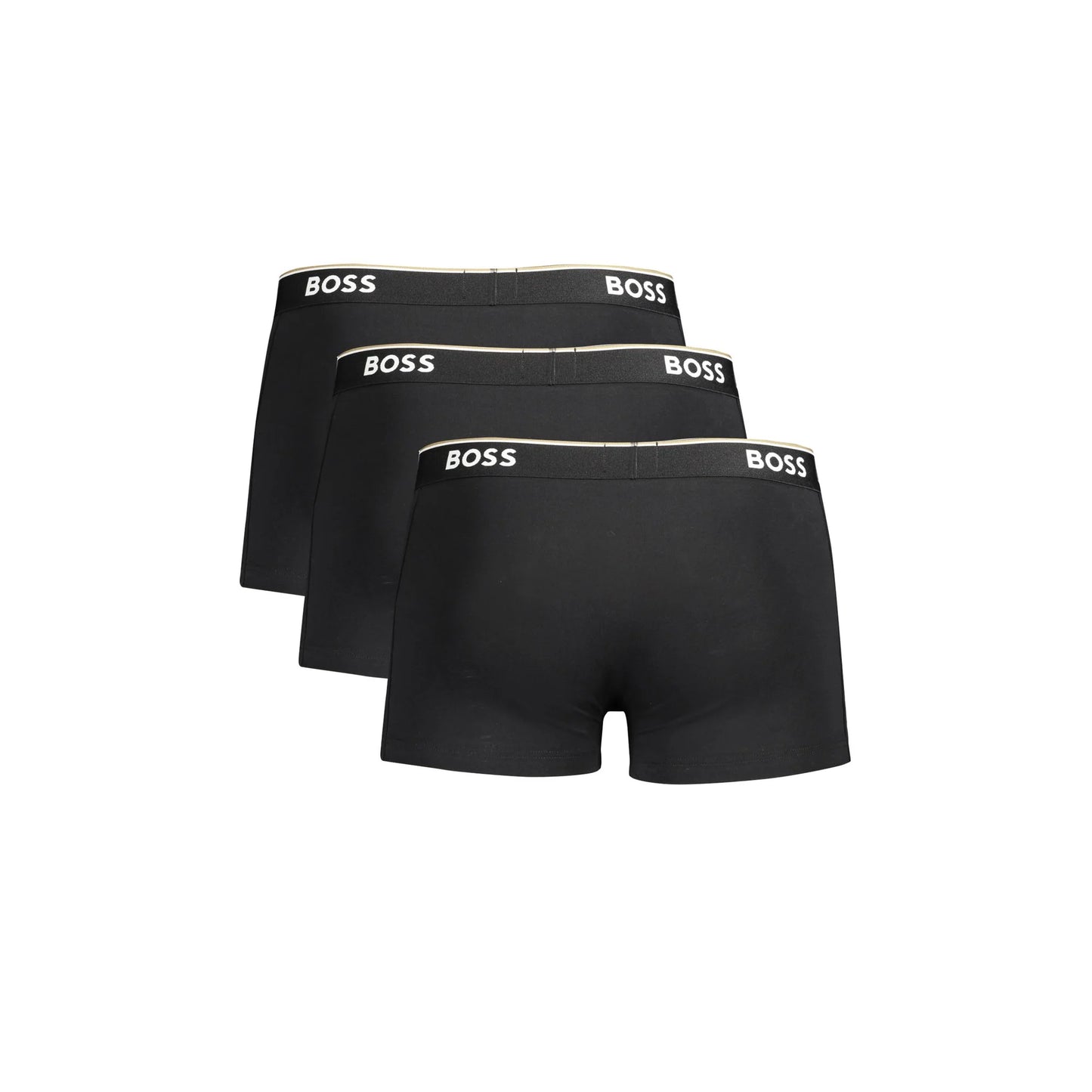 Boss Boxer Uomo Nero Stampa Logo Intimo - vista 2