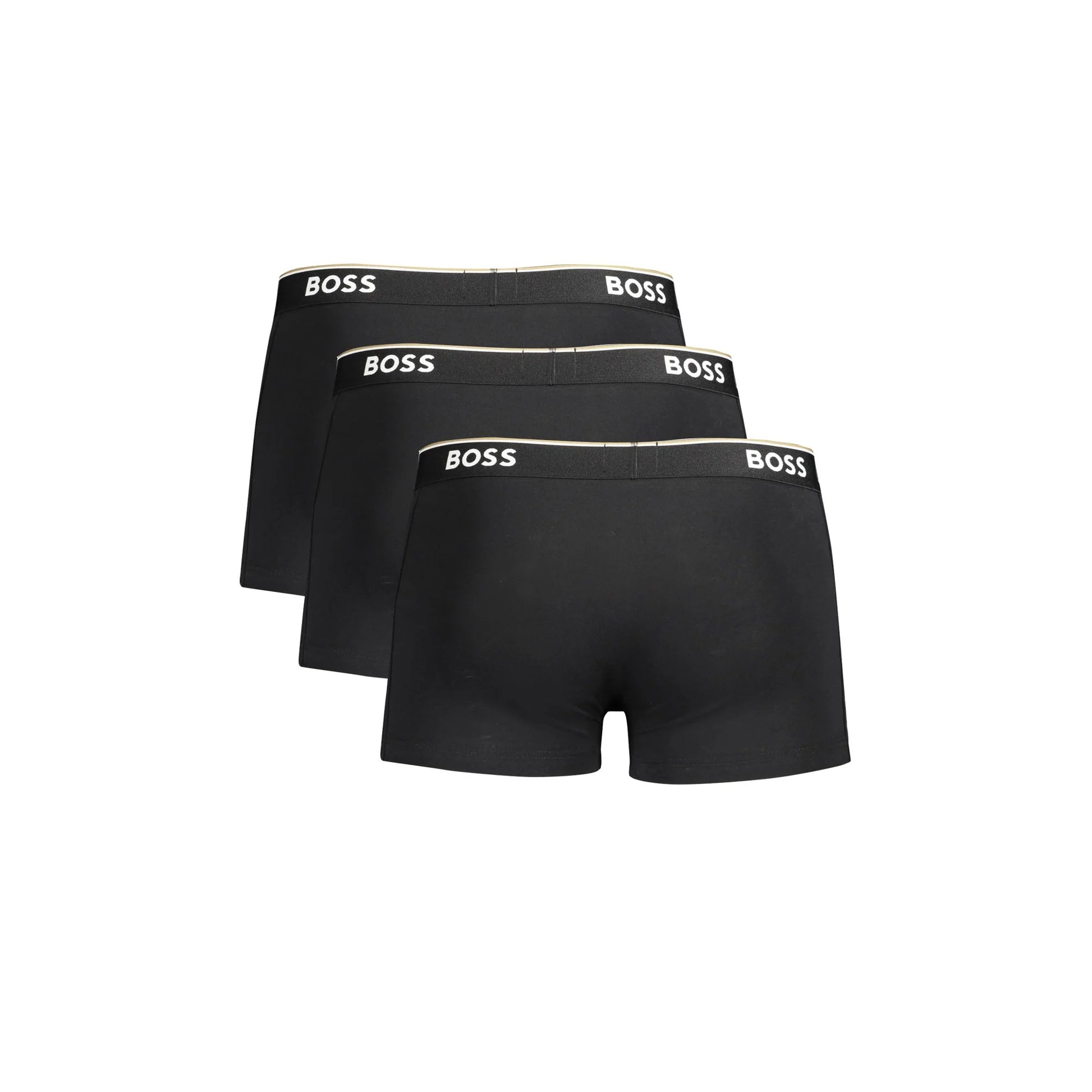 Boss Boxer Uomo Nero Stampa Logo Intimo - vista 2