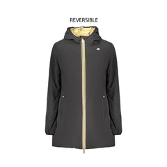 K-Way Giubbotto Maniche Lunghe Donna Nero Reversibile