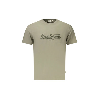 Pepe Jeans T-Shirt Maniche Corte Uomo Verdi Stampa Logo Verde - foto prodotto