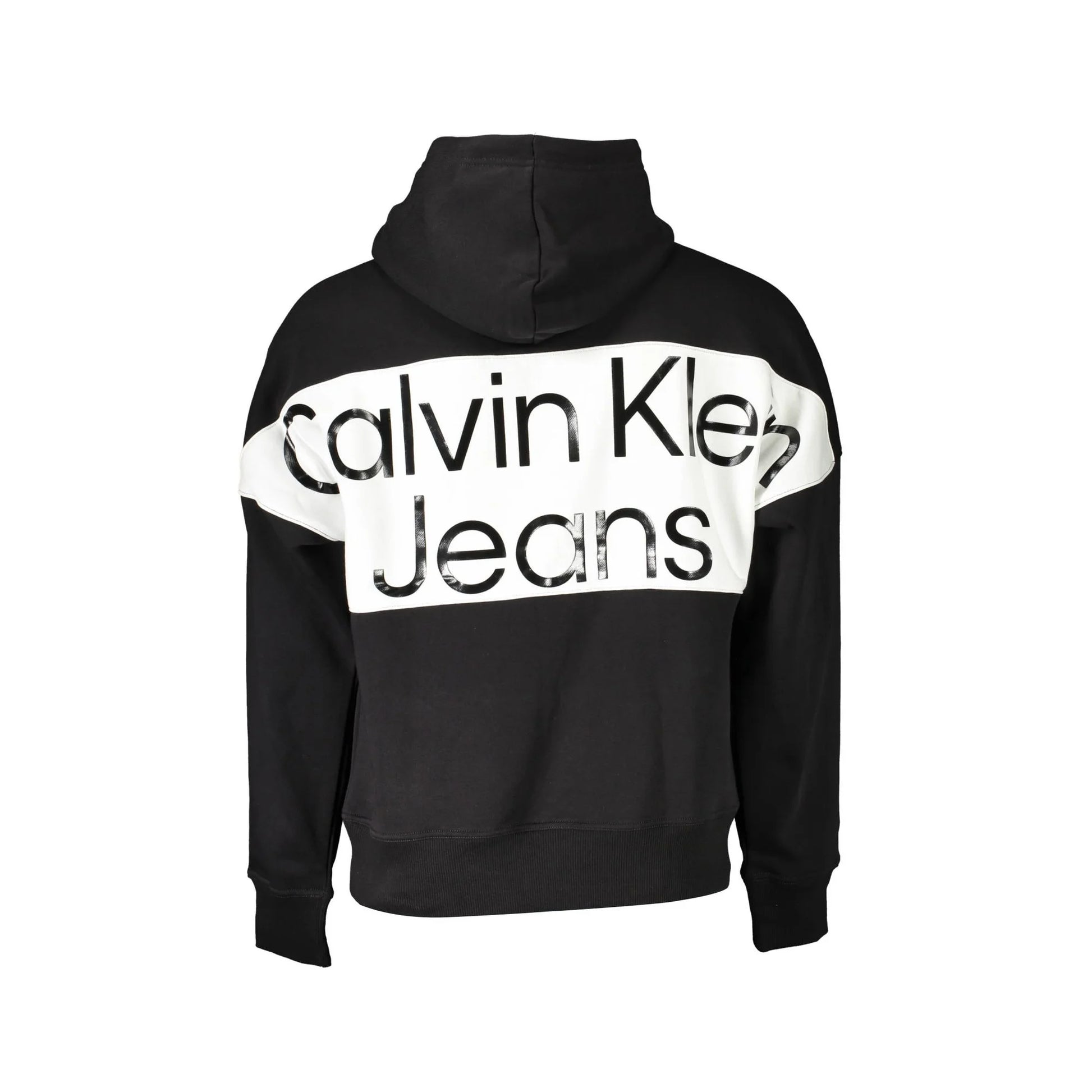 Calvin Klein Felpa Maniche Lunghe Uomo Nera Stampa Logo Felpe nero - vista 2