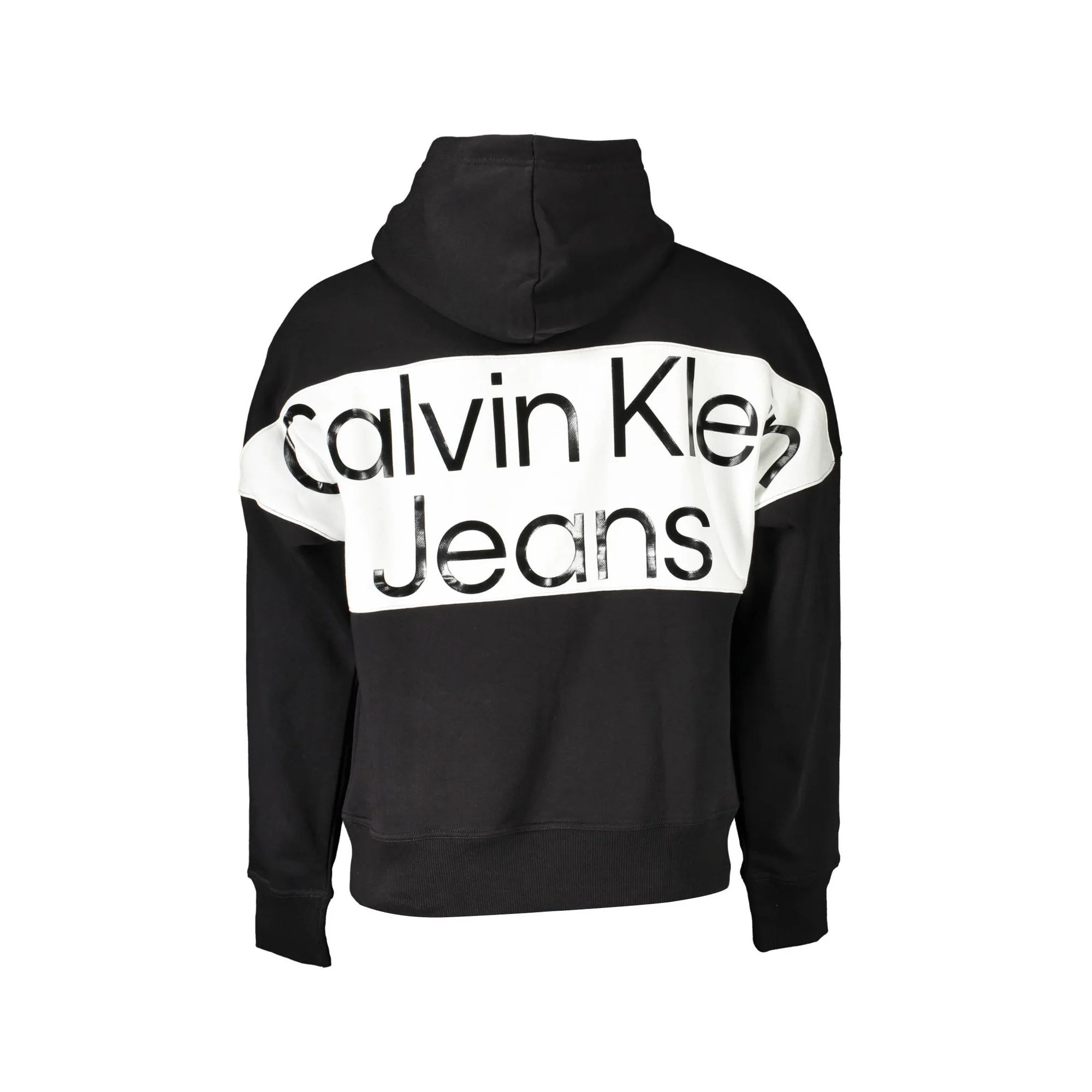 Calvin Klein Felpa Maniche Lunghe Uomo Nera Stampa Logo Felpe nero - vista 2