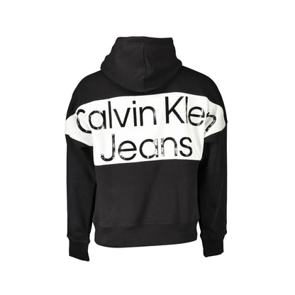 Calvin Klein Felpa Maniche Lunghe Uomo Nera Stampa Logo Felpe nero - vista 2