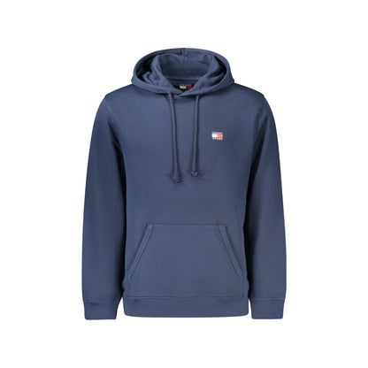 Tommy Hilfiger Felpa Uomo Blu Cappuccio Felpata Tascone Logo Felpe - foto prodotto