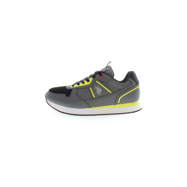 U.S. Polo Sneakers Uomo Grigie Sportive Lacci Logo U.S. Polo Best Price grigio - vista 2