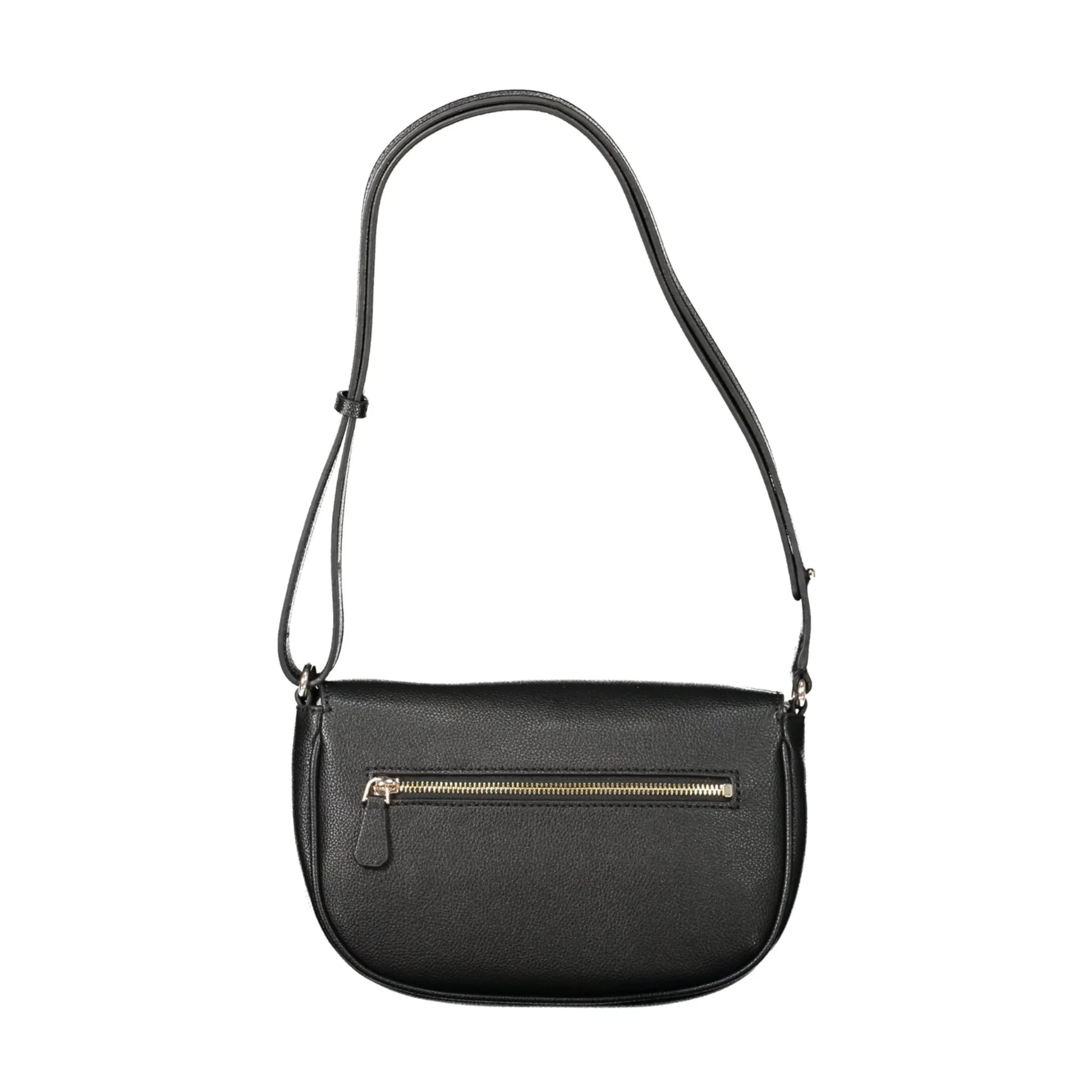 Guess Jeans Borsa a Spalla Donna Nera Logo Borse nero - vista 2